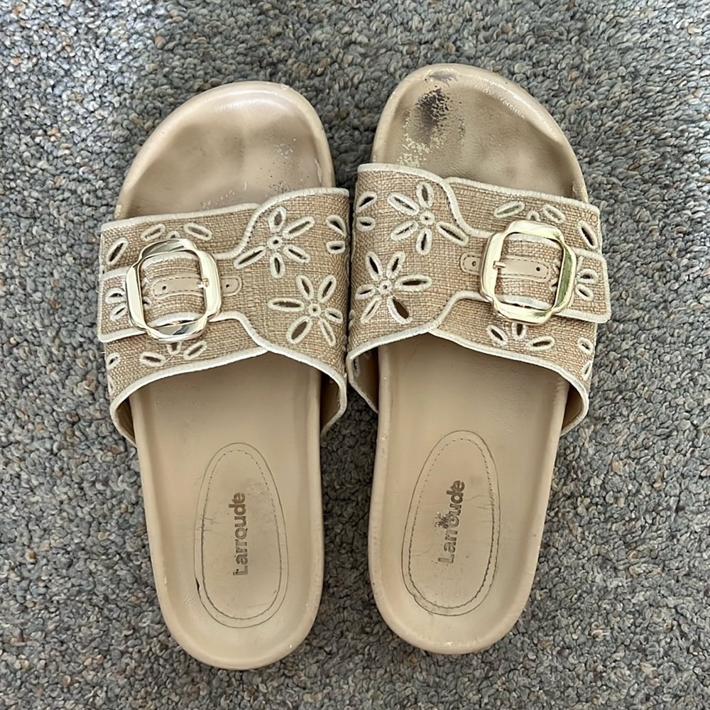 Larroude Chloe Slides - Size 7.5